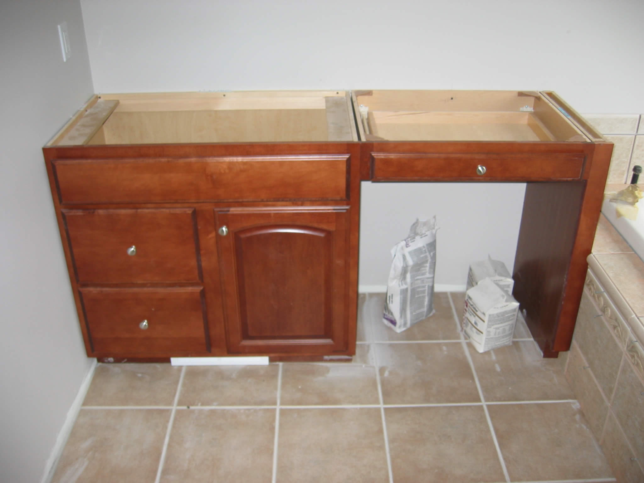 Master Bathroom Cabinets